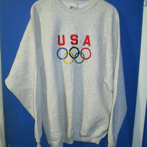 VTG USA Olympic Team Embroidered Sweatshirt XXL